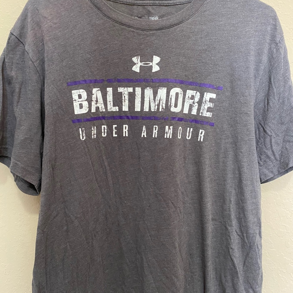 ** UNDER ARMOUR BALTIMORE SHIRT**